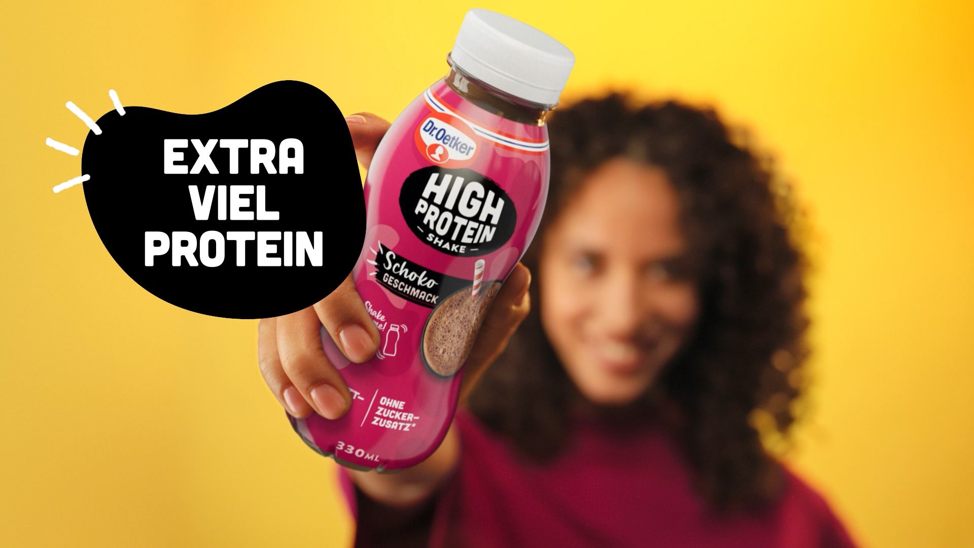 Dr. Oetker High Protein Shake commercial