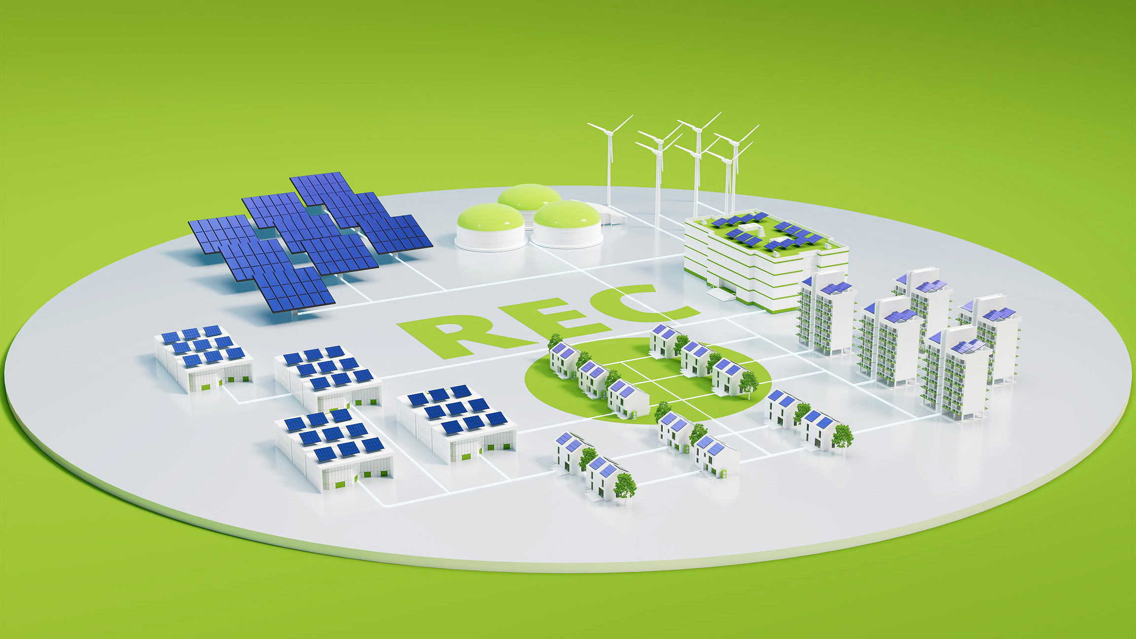 Renewable energy communities – 3D animation